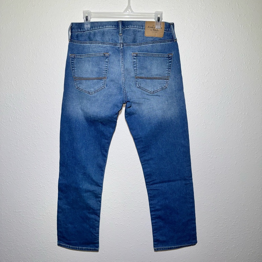 Abercrombie & Fitch Men’s Jeans - Dark/Light Wash - A&F Skinny Size 30/30